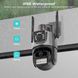 Вулична охоронна WIFI камера відеоспостереження 6MP, Dual Lens / Поворотна камера спостереження із сиреною H1000 фото 5