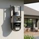 Вулична охоронна WIFI камера відеоспостереження 6MP, Dual Lens / Поворотна камера спостереження із сиреною H1000 фото 4